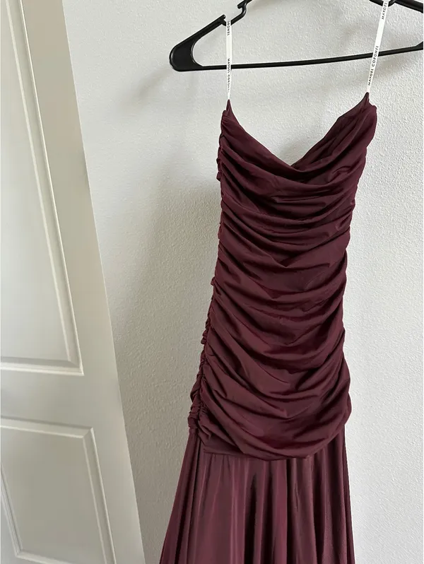 Maygel Coronel Andi Dress Size S/M Vino NEW - Image 6