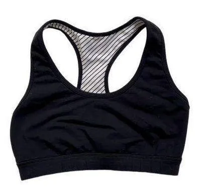 LUCY Women’s Black Racerback Sports Bra Top Size Small - Image 5