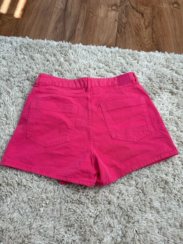 Zara Pink Denim Skort - Image 2
