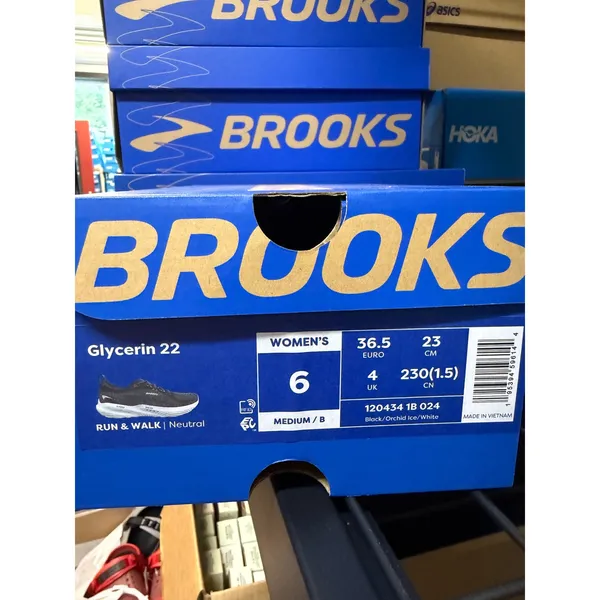 Brooks Glycerin 22 Womens Running Shoes Black Orchid Ice Size 6 NWB - Image 8