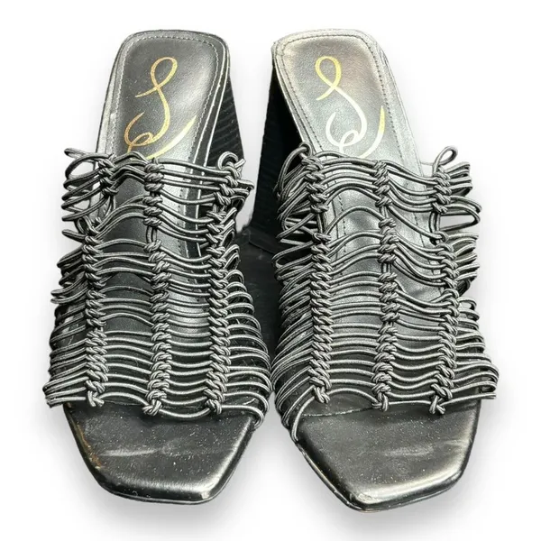 Sam Edelman Laurette Black Heel Sandals‎ Size 5.5 - Image 2