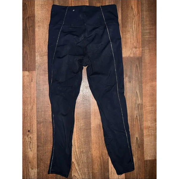 JoyLab Black High-Waist Athletic Leggings with Contrast Stitching - Image 4