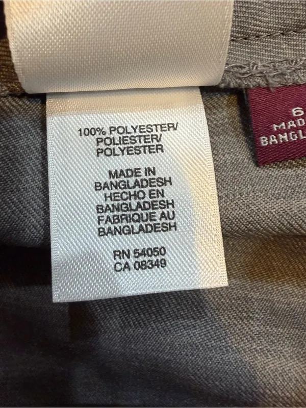 Gloria Vanderbilt Gray Women's Dress Trousers - Image 5