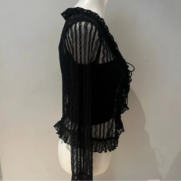 Liberty Love | Lace up See Through Top - Image 3