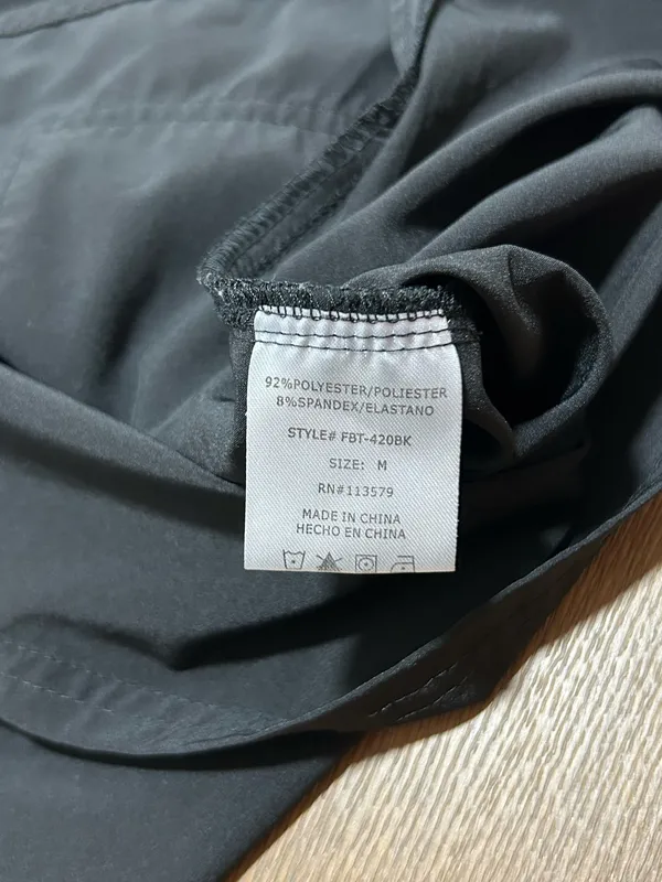 Women’s medium black scrubs medical top - Image 8