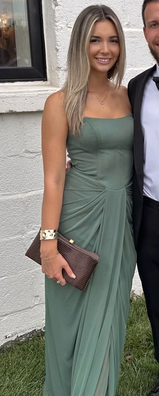 Azazie Anais Eucalyptus Maxi Dress - Image 5