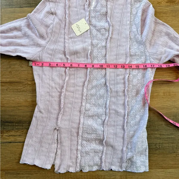 Free People Orchid Dust Long Sleeve Top NWT - Image 6
