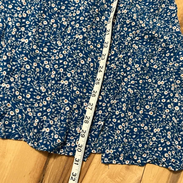 Princess Polly Georgia Blue Floral Sleeveless Mini Dress Sz 6 Cottagecore - Image 8