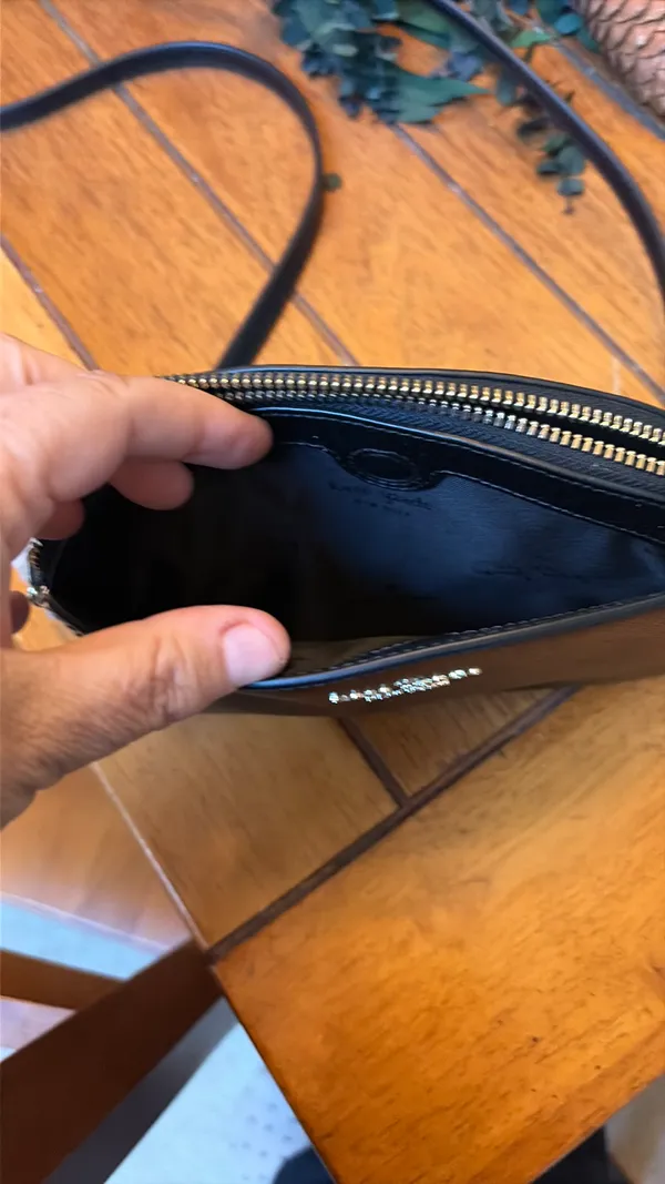 New with tags Kate Spade New York Black Leather Crossbody purse - Image 2