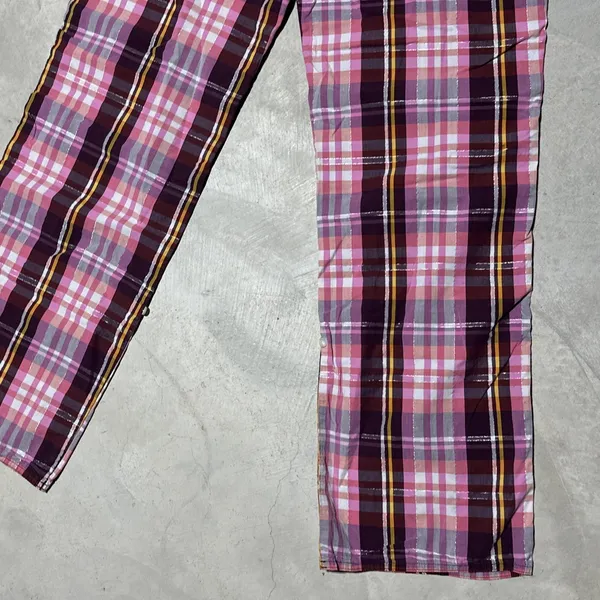 Victoria's Secret PINK Pajama Lounge Flannel Pants Spellout Vintage XS Cotton Y2K - Image 5