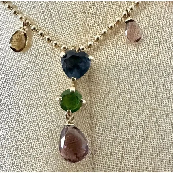 Monet colorful Y necklace - Image 7