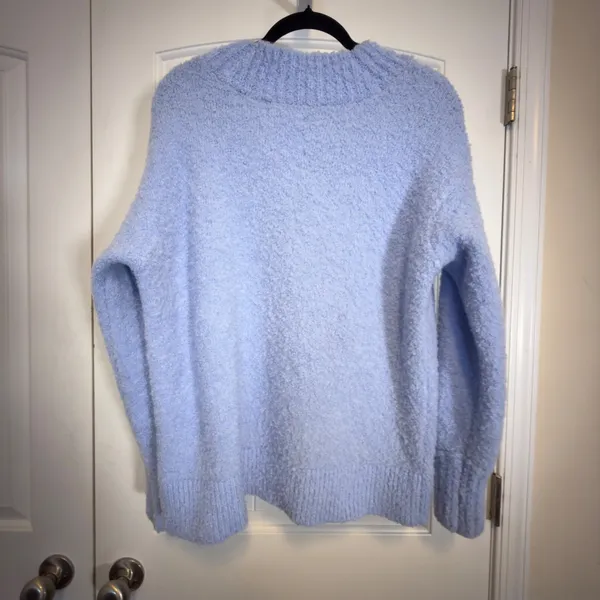 Aerie Womens Set/2 Bodysuit S Blue Fuzzy V-Neck Long Sleeve Sweater/Long Sleeve - Image 5