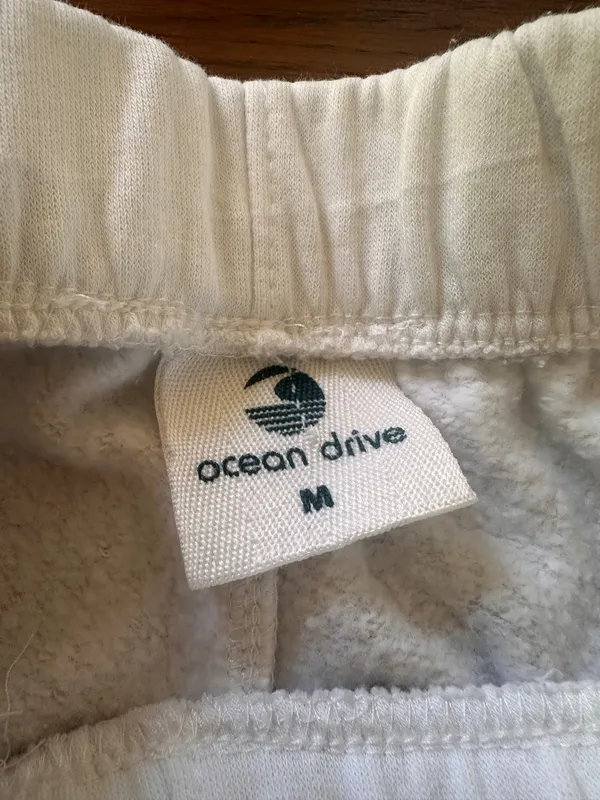 Ocean Drive White Cocoa Beach RonJon Sweat Pants - Image 3