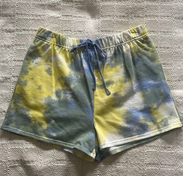 Blu Pepper Tie-dye Top & Shorts Set Size M - Image 4