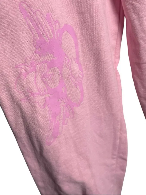 Boys Lie Classic V2 Sweatpants in Baby Pink S - Image 3