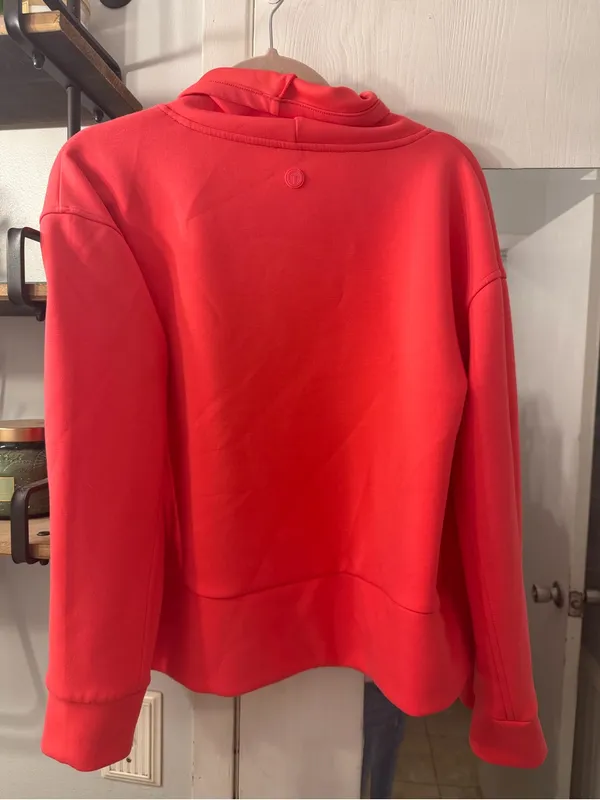Talbots Women’s Coral Funnel Neck Sweatshirt - Image 3