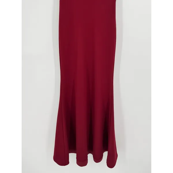 Lulus Infinite Glory‎ Maxi Dress Small Burgundy Formal Wedding Guest Mermaid Red - Image 6