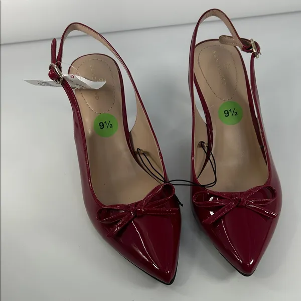 Bandolino Red Patent Slingback Heels - Image 15