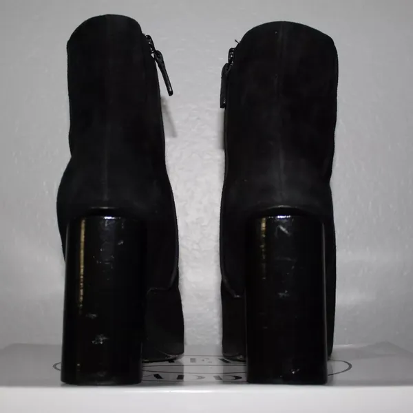 Mercedes Castillo Edie Women's Black Suede Leather Booties Size 5.5 - Image 7