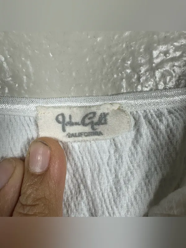 John Galt white tie front tank top SZ:S - Image 10