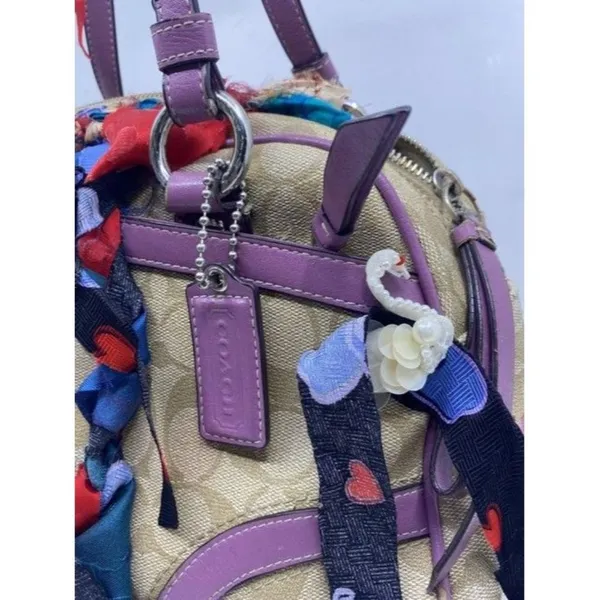 Coach Customized By Me Multicolor Coated Canvas Sh - Image 8