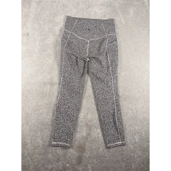ATHLETA |Size S| Salutation Stash Pocket‎ II Textured 7/8 Tight Moonflower Black - Image 7
