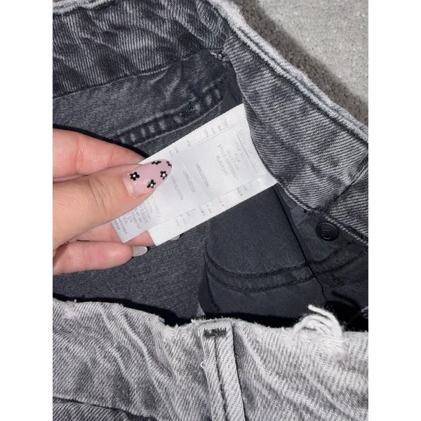 good american good cowboy bootcut jeans 4/27 Gray ColorBlock - Image 5