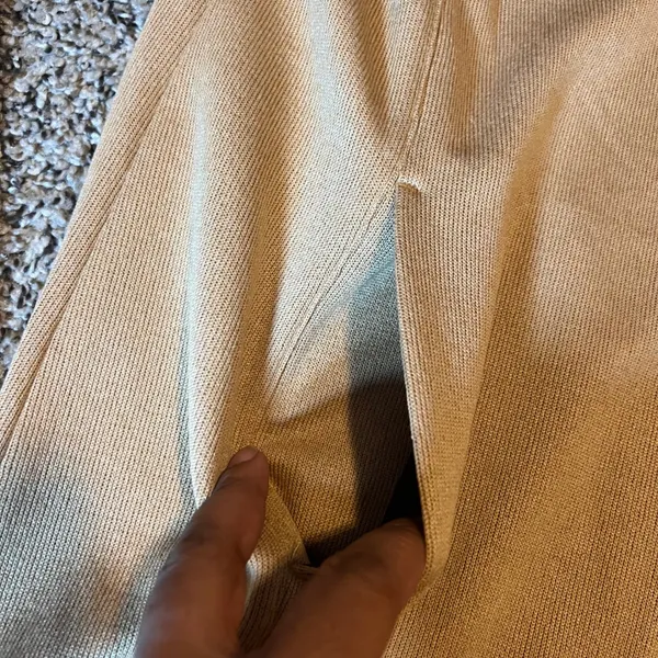 Duluth Trading Co Long Sleeve Open‎ Front Cardigan Sweater Tan M - Image 3