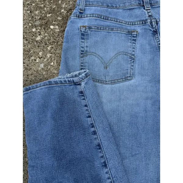 Y2K Women's Levi's 550 Medium‎ Wash Jeans Relaxed Fit Tapered Leg 16 MIS L 0603 - Image 6