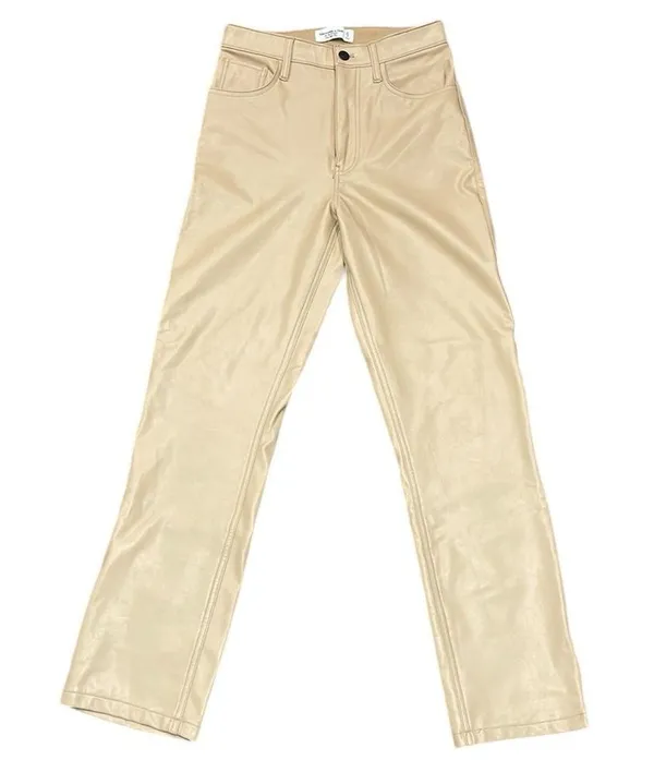 Abercrombie and Fitch Vegan Leather 90s Straight Ultra High Rise - Image 4