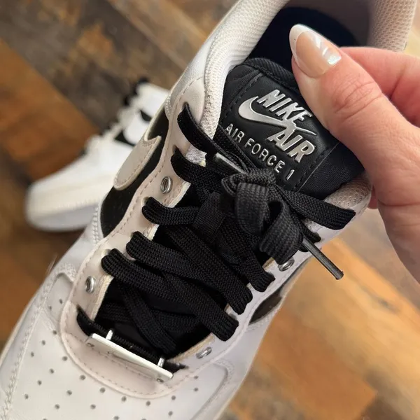 Nike Air Force 1 Low '07 PRM white black sneakers shoes mens 7.5 women’s 9 - Image 8