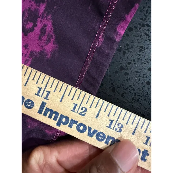 Lululemon Pace Setter Skirt Purple Black Tie Dye Pleated Running Skort Size 6 - Image 7