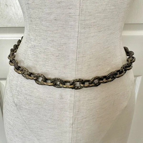 Chico’s metal chain belt - Image 2