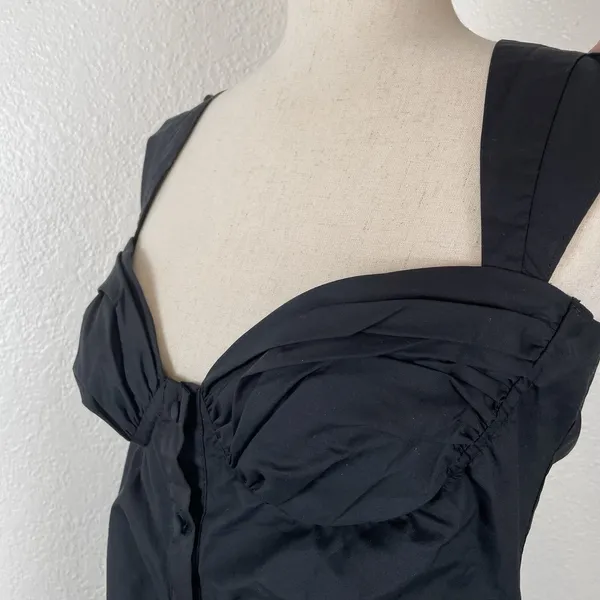 House of CB Mistress Rocks Girl Crush Mini Dress Women's‎ L Black Cap Sleeve NEW - Image 10