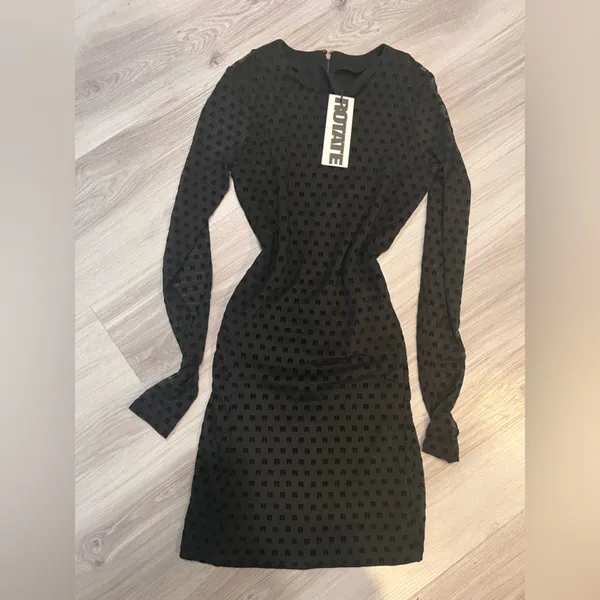 NWT RÓTATE Elegant Black‎ Polka Dot Dress It’s very pretty - Image 5