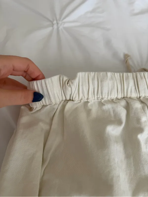 Free People Wide-Leg Pants in Cream - Image 3