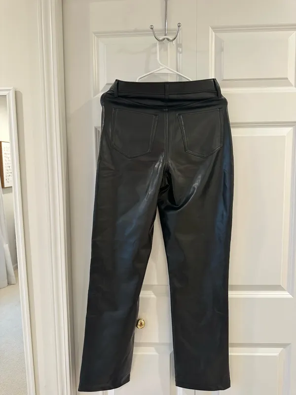 Abercrombie Curve Love Leather Pants - Image 4