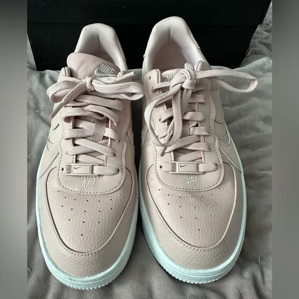 Nike Air Force 1 AF1 sage low particle beige pink Women's Pink Sneakers - Image 2