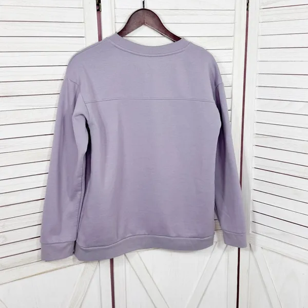 Mondetta Crew‎ Neck Front Pocket Sweatshirt Lavender Purple Medium - Image 8
