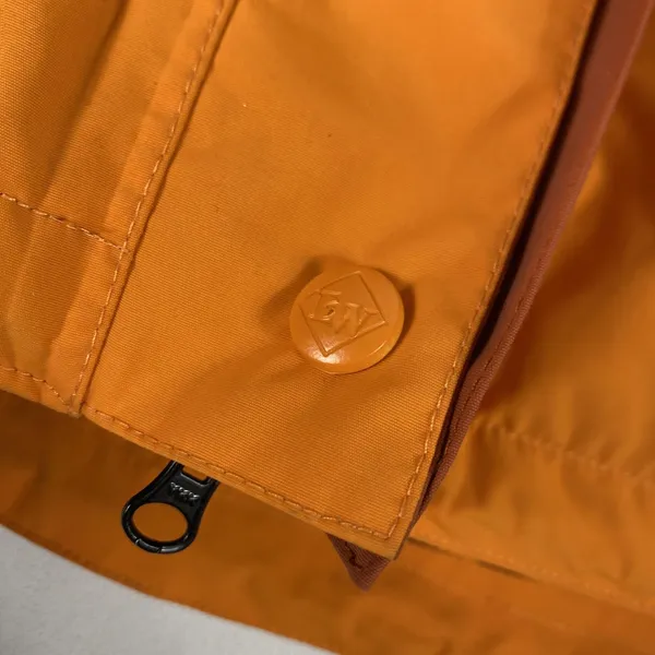 Early Winters Alpenlite Jacket Womens‎ Medium Orange Hooded Nylon Parka Ski Snow - Image 6