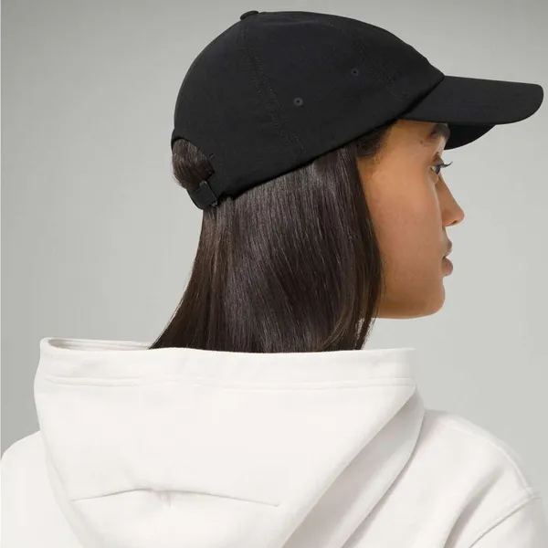 Lululemon Baller Hat Soft Embroidery Black Cap Women's Cap Adjustable Hat - Image 8