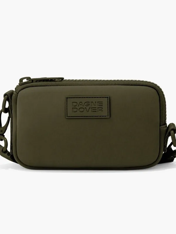 Dagne Dover Mara Neoprene Phone Sling/Crossbody Dark Moss/Olive Excellent Cond. - Image 8