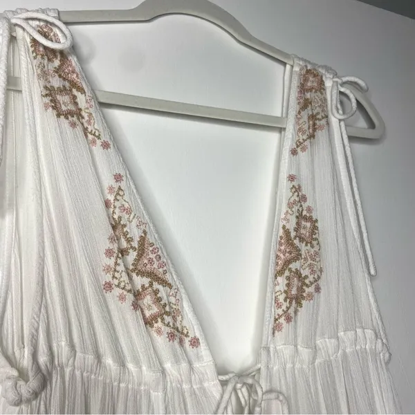 O’NEILL Boho Grecian White Maxi Sundress XS - Image 2