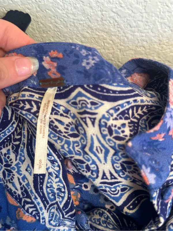 Free People Wildflower Fields‎ Henley Tunic - Image 2