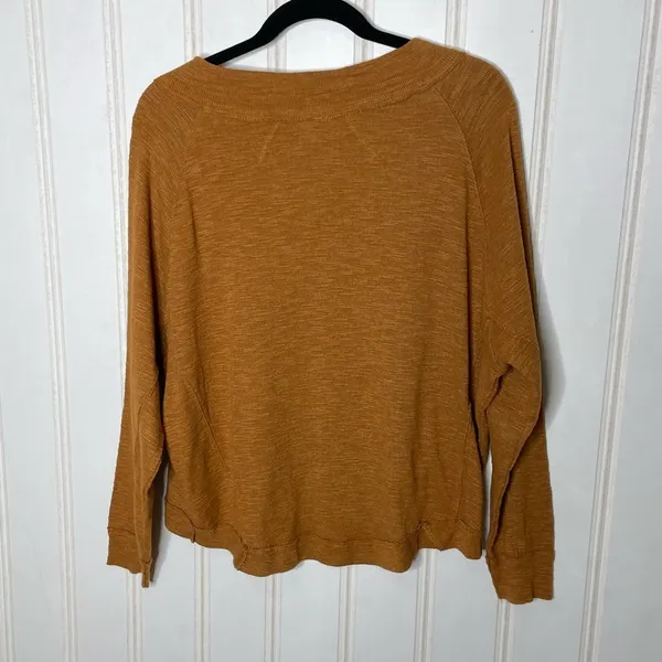 Free People We The Free Asymmetrical Button Henley Forget Me Top Small 796 - Image 7