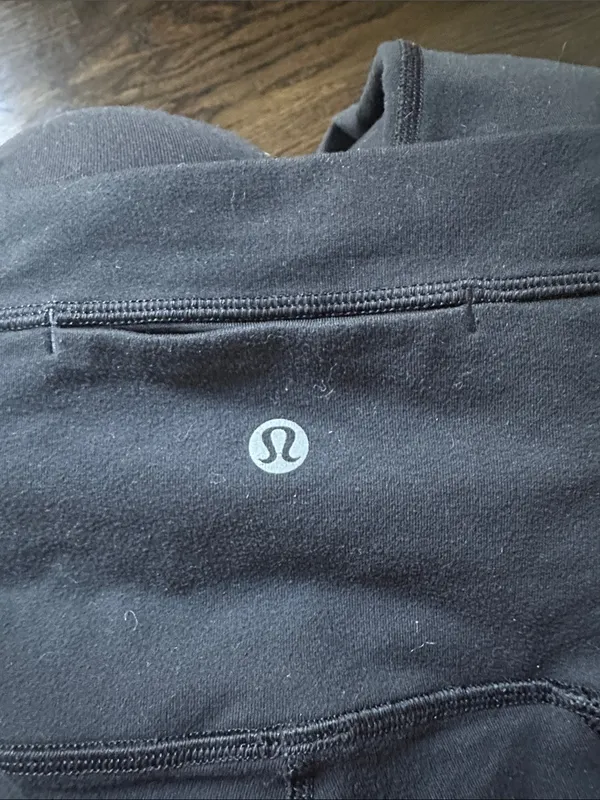 Lululemon size 4 black Lululemon leggings full length ballet crisscross - Image 8