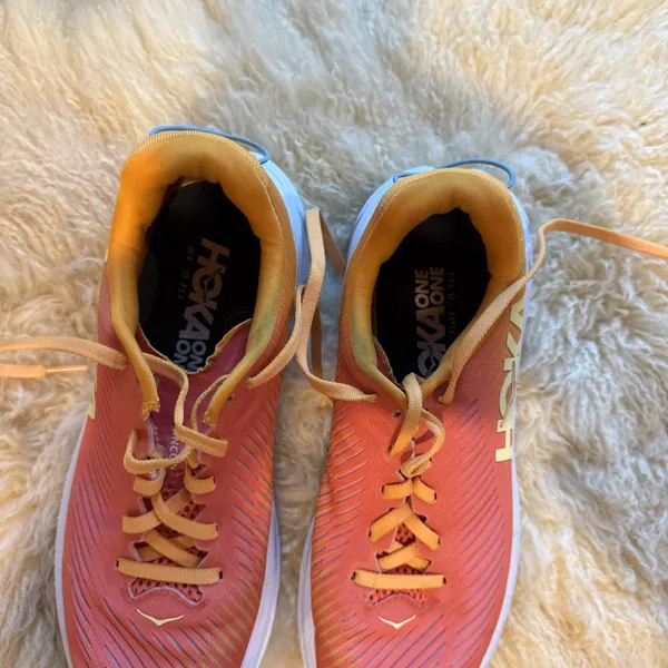 Hoka One One Rincon 3 Women's Running Shoes Size 8 B Orange, Athletic Sneakers - Image 3