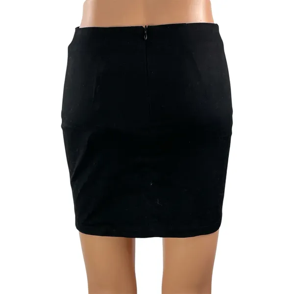 NEW Princess Polly Black Olive Green Colorblock High Rise Pencil Mini Skirt 4 - Image 3