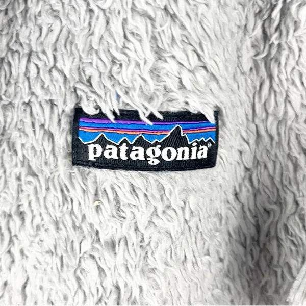 PATAGONIA Gray Los Gatos Full Zipper Pockets Fleece Jacket Small Outdoors Casual - Image 6