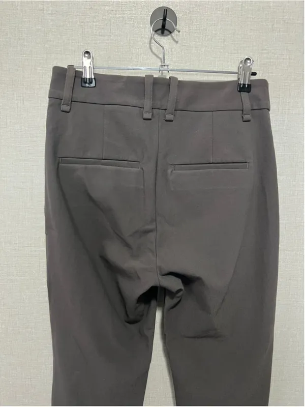 Vince Grey Straight Leg Professional Tailored Trouser Pants - Image 6